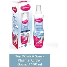 Tüy Dökücü Sprey 150 Ml, Gazsız, Kadın, Normal Ciltler, Etkili ve Konforlu Kullanım