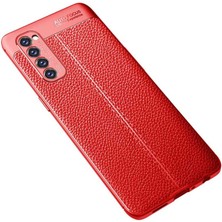 Zore Oppo Reno 4 Pro Kılıf Frms Niss Silikon Kapak-Kırmızı