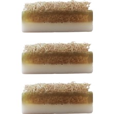3'lü Set Kabak Lifli Keçi Sütlü Aloe Vera Sabunu(Peeling Etkili)