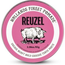 Pembe Pomad Yağ 95G, Parlak ve Şekilli Saçlar Için Mükemmel Bakım