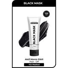 Saç ve Cilt Bakımı Için 125 ml Siyah Peel-Off Maske, Ferahlatıcı ve Etkili Formül