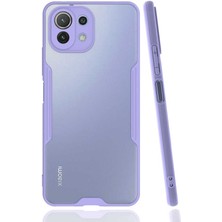 Zore Xiaomi Mi 11 Lite Kılıf Frms Parfe Kapak-Mor