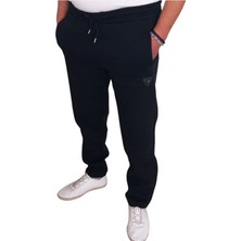 Boya Moda Battal Beden 3 Iplik Kalın Penye Kumaş Içi Şardonlu 3 Cepli Kışlık Erkek Eşofman Altı