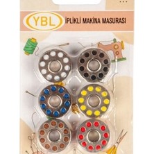 P Parla Makine Masurası İplikli Renkli 6'lı