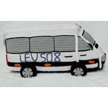 Kişiye Özgü Tasarım Minibüs Amigurumi Organik Oyuncak