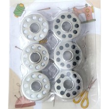 P Parla Masura İpli 6'lı Metal Siyah-beyaz