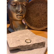 Nunu Takı Desenli Ince Yüzük