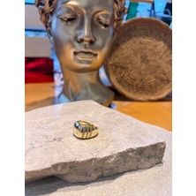 Nunu Takı Taşlı Kalın Yüzük