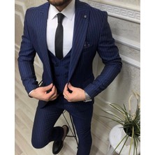 Damat Slim Fit Renk Seçenekleriyle   Mono Yaka Tek Yırtmaçlı Astarlı Takim Elbise Kombinli