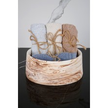 Mermer Desenli Çok Amaçlı Banyo ve Tuvalet Düzenleyici Tabak 20 cm