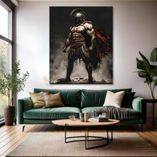 Artarilion Kanvas Dikey Duvar Tablosu Kanvas Spartan Ev Ofis Salon Modern Duvar Tablosu