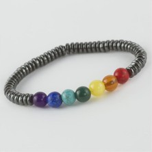 Zero Ds-Derin 7li Doğaltaş Çakra Bileklik-Mavi