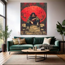 Artarilion Kanvas Dikey Duvar Tablosu Kanvas Itachi2 Anime Tablosu Ev Ofis Salon Modern Duvar Tablosu