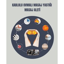 6 Başlıklı Isıtmalı Masaj Cihazı, Tüm Vücut Için Derin Kas Rahatlatıcı