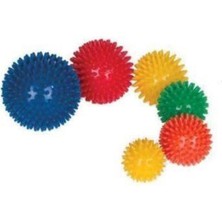 Dikenli ve Yumuşak Dokulu Masaj Topları, 5'li Set, Rahatlatıcı Kullanım