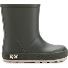 Igor W10294 Yogı Dk Haki Erkek Çocuk Yağmur Çizmesi