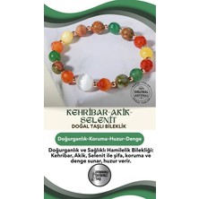 Doğal Taşlı, Sağlıklı ve Şık Hamilelik Bilekliği, Enerjik ve Güzel Hissettirir.