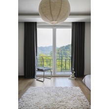 Şık Gri Blackout Fon Perde, 140X270 cm (2 Adet) Set, Modern ve Şık Tasarım