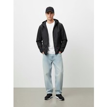 Ltb RAMOCE Uzun Kollu Kapüşonlu Siyah Mont