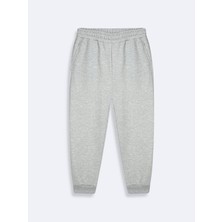 LTB Erkek Gri Eşofman Beli Lastikli Dar Paça %65 Pamuk - %35 Polyester ile Konforlu Seçim