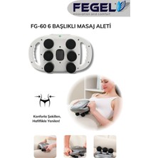 6x Şarjlı Masaj Tabancası, 9 Mod, Kas Gevşetici ve Rahatlatıcı Özelliklerle