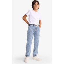 DeFacto Erkek Çocuk Jogger Fit Beli Lastikli Jean Pantolon G2775A825AU