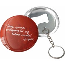 Özcan Tasarım 8 Mart Açacaklı Anahtarlık - Kadınlar Gününe Özel Anahtarlık ( 10 Adet )