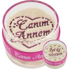 Özcan Tasarım Canım Annem Yazılı Kum Saati - Kumdan Hediye