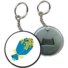 Özcan Tasarım Öğretmenler Gününe Özel Anahtarlık - Öğretmene Anahtarlık Hediye ( Çiçek Anahtarlık )