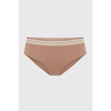 Loya Koyu Kahve Barbara Dikişsiz Yüksek Bel Külot