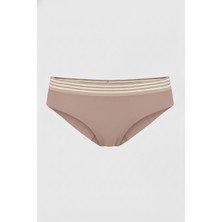 Loya Koyu Kahve Barbara Dikişsiz Normal Bel Külot