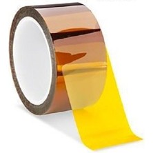 Kapton Tape 60 mm 30 Metre Bronz Renk Yanmaz Bant Mükemmel Isı Yalıtımı ve Düşük Akım Özellikleri