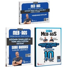 Hoca Kafası 2026 Meb-Ags Eğitimin Temelleri ve Türk Milli Eğitim Sistemi Video Ders Notları + Soru Bankası + 10 Deneme 3 Lü Set - Ömer Ekici Hoca Kafası Yayınları