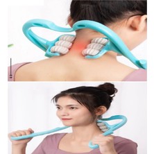 6 Tekerlekli Çok Fonksiyonlu Manuel Masaj Aleti, Boyun, Bacak, Bel ve Ayak Için