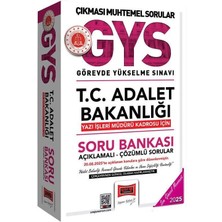 Data Yayınları Yargı 2025 Gys Adalet Bakanlığı Yazı Işleri Müdürü Soru Bankası Çözümlü Görevde Yükselme Yargı Yayınları