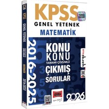 Yargı 2026 Kpss Matematik Çıkmış Sorular 2016-2025 Konu Konu Çözümlü Yargı Yayınları