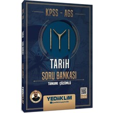 Yediiklim 2026 Kpss Meb-Ags Tarih Kayı Soru Bankası Çözümlü - Cengiz Badur Yediiklim Yayınları