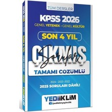 Yediiklim 2026 Kpss Genel Yetenek Genel Kültür Çıkmış Sorular Son 4 Yıl Çözümlü Yediiklim Yayınları