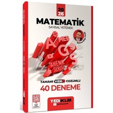 Yediiklim 2026 Meb-Ags Sayısal Yetenek-Matematik 40 Deneme Çözümlü Ahenk Serisi - Mehmet Bilge Yıldız Yediiklim Yayınları