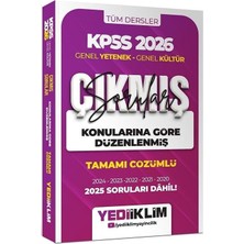Yediiklim 2026 Kpss Genel Yetenek Genel Kültür Çıkmış Sorular Son 6 Yıl Konularına Göre Çözümlü Yediiklim Yayınları
