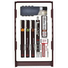 Rotring Isograph Kolej Seti 0.2-0.3-0.5 Uç Boyutlarıyla Uzun Ömürlü Mekanizma
