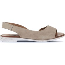 Bueno Shoes Kum Alf Süet Kadın Düz Sandalet 01WA3013 01WA3013