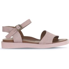Bueno Shoes Pudra Alf Süet Kadın Düz Sandalet 01WA5407 01WA5407