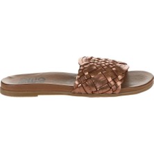 Bueno Shoes Bakır Parlak Deri Kadın Düz Terlik 01WU4233 01WU4233