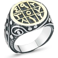 Gumush Gümüş Ebced Erkek Yüzük