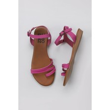 Bueno Shoes Fuşya Nubuk Kadın Parmak Arası Sandalet 01WU7457 01WU7457