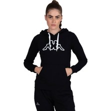 Kappa Logo Belle Slim Tk Siyah Kadın Sweatshirt 341H3MW-005