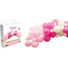 Tatlı Günler Balon Dekorasyon seti PEMBE.DÜŞLE 70bal+zinc+yapış