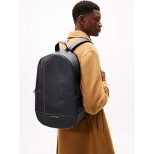 Tommy Hilfiger Lacivert Erkek Sırt Çantası Th Central Backpack