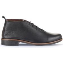 Bueno Shoes Siyah Deri Kadın Düz Bot 01WD3805 01WD3805